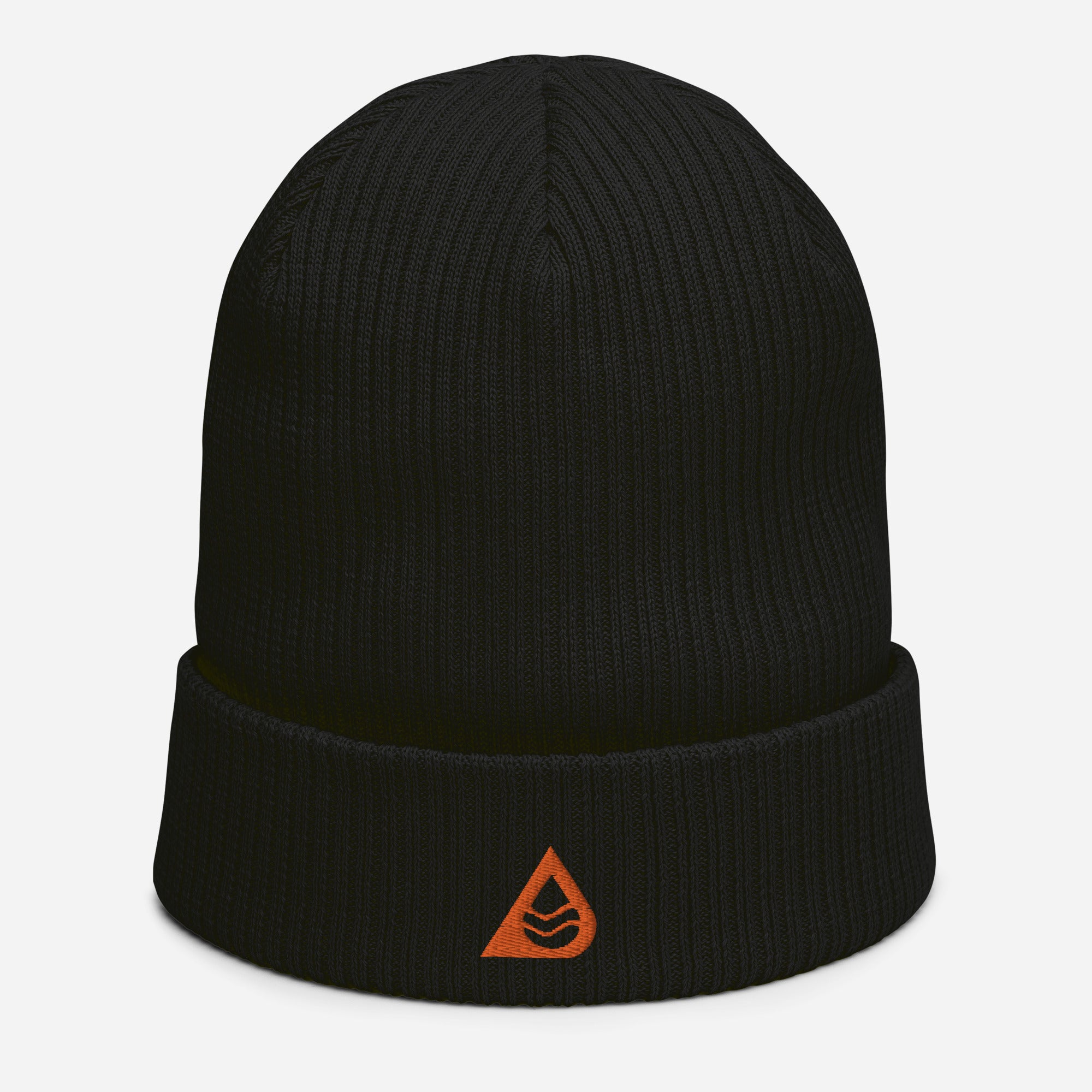 organic-ribbed-beanie-black-front